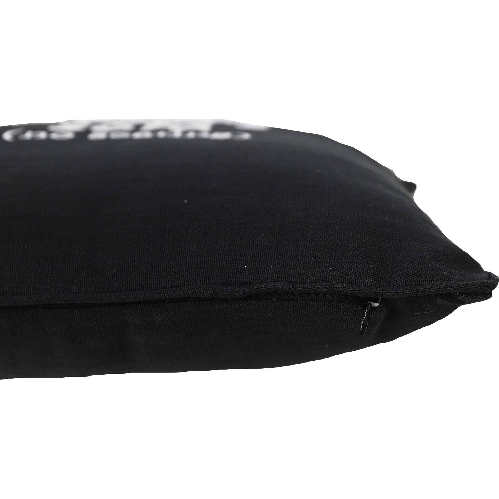 Almofada 45x45cm Preta Papa's Sofa Kasa