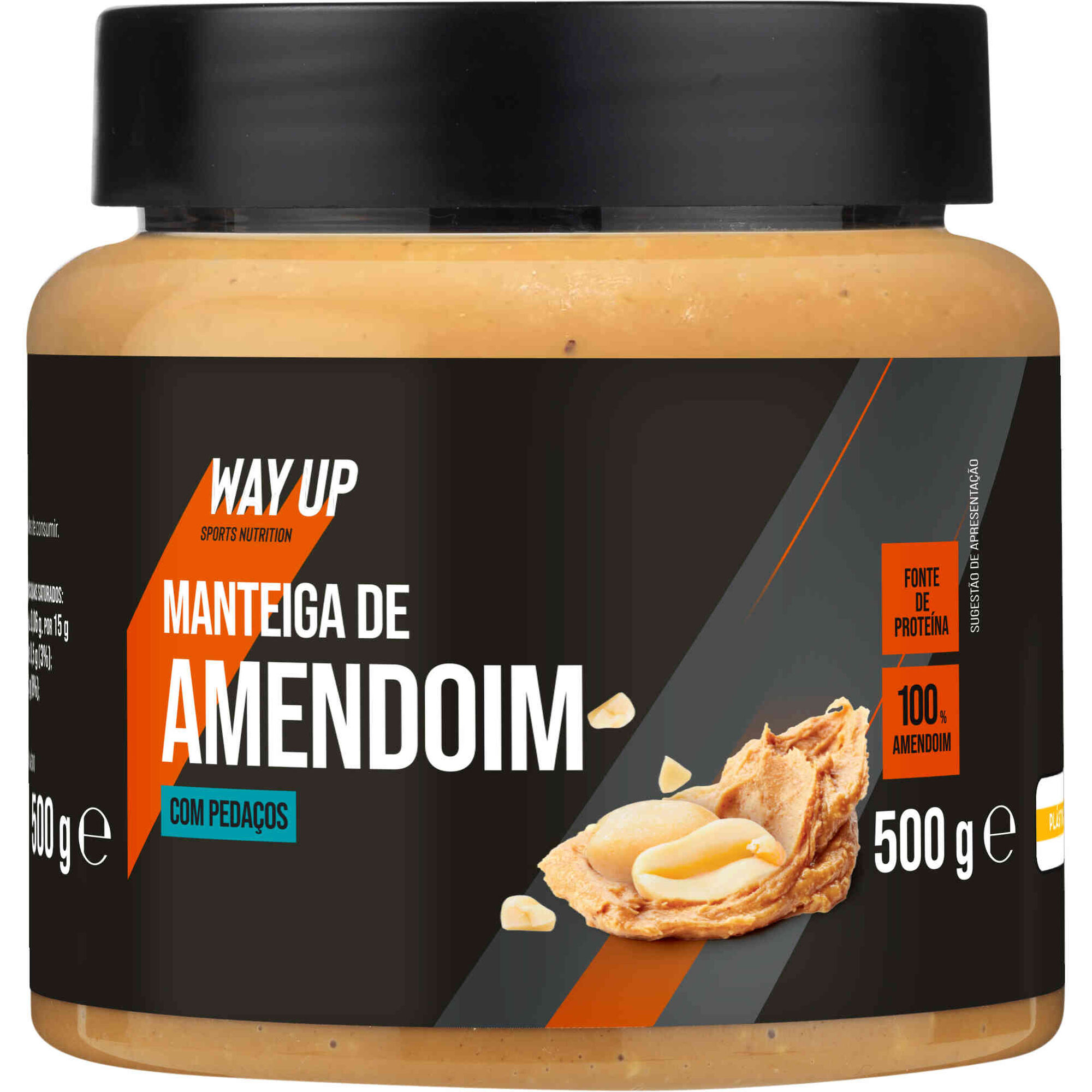 Manteiga de Amendoim com Pedaços