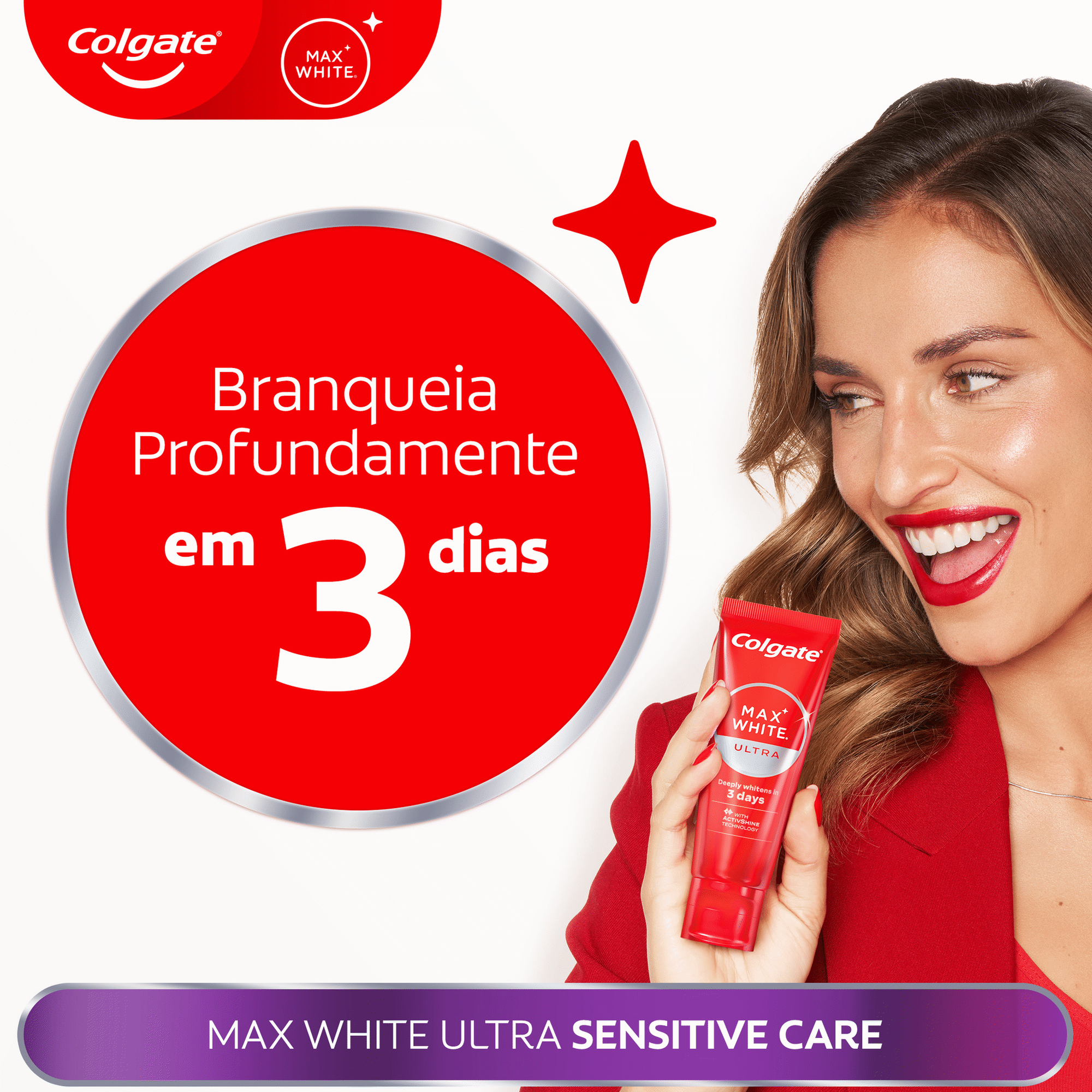 Pasta de Dentes Branqueadora Ultra Multiprotect Colgate