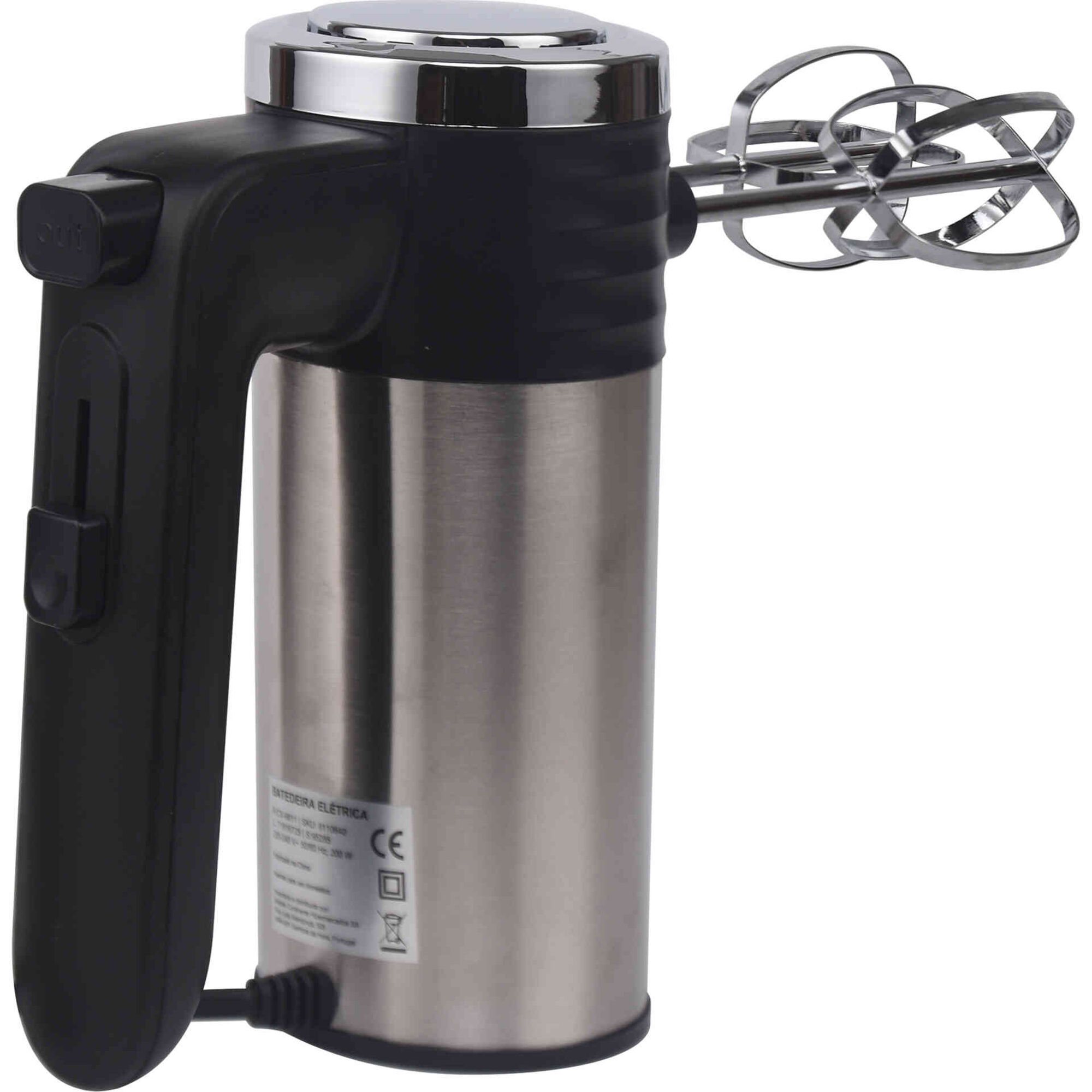 Batedeira Elétrica Preta 200W