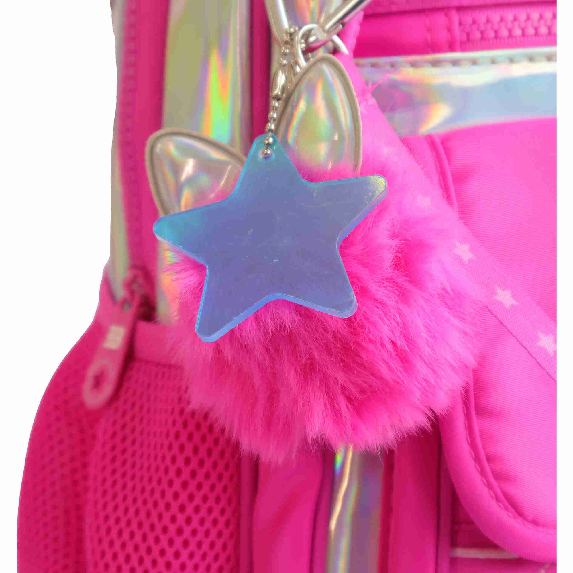 Mochila Rosa Holo Rebecca Bonbon