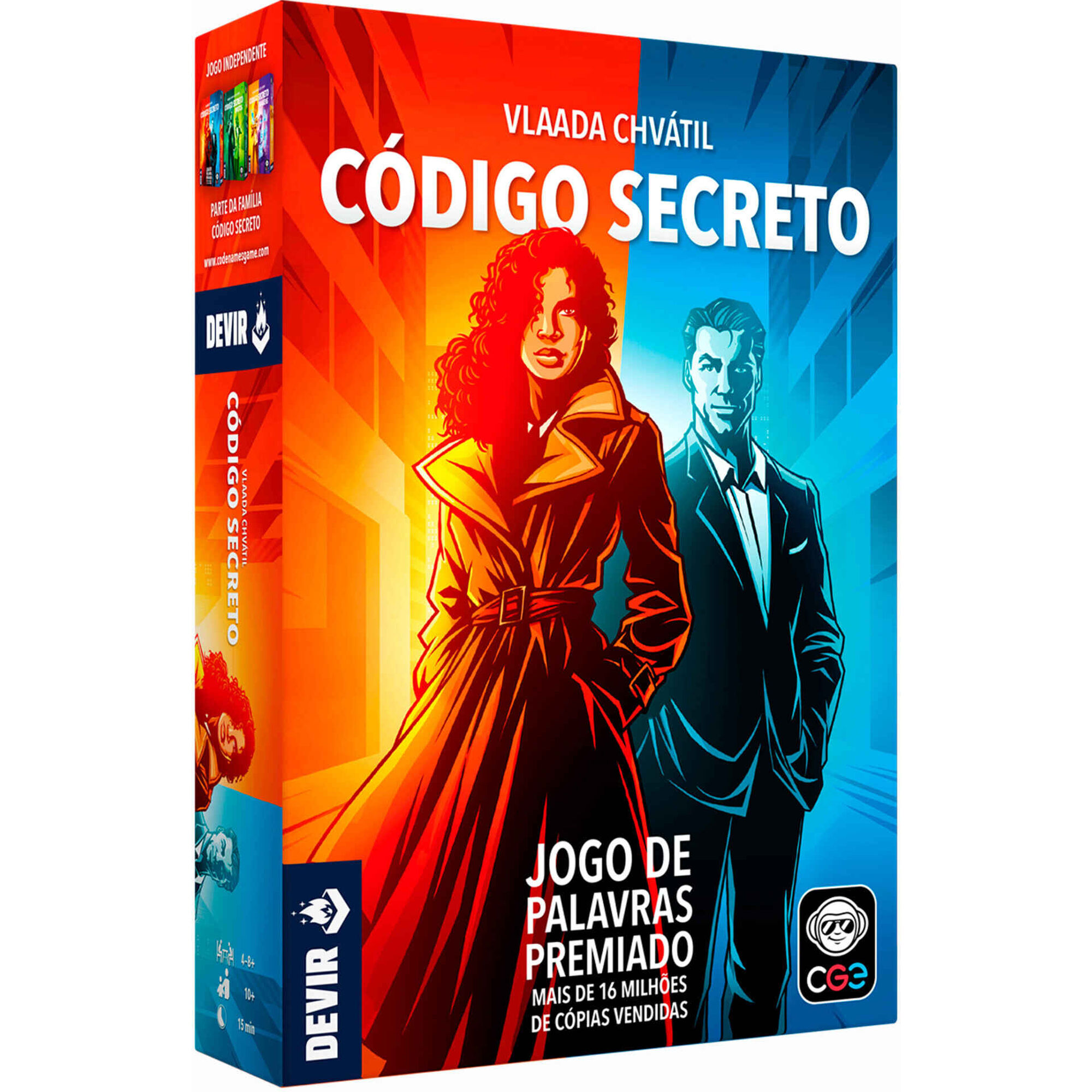 Devir - Jogo C&oacute;digo Secreto (v&aacute;rios modelos)