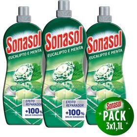 Lava Tudo Líquido Brilhante Efeito Reparador Eucalipto e Menta