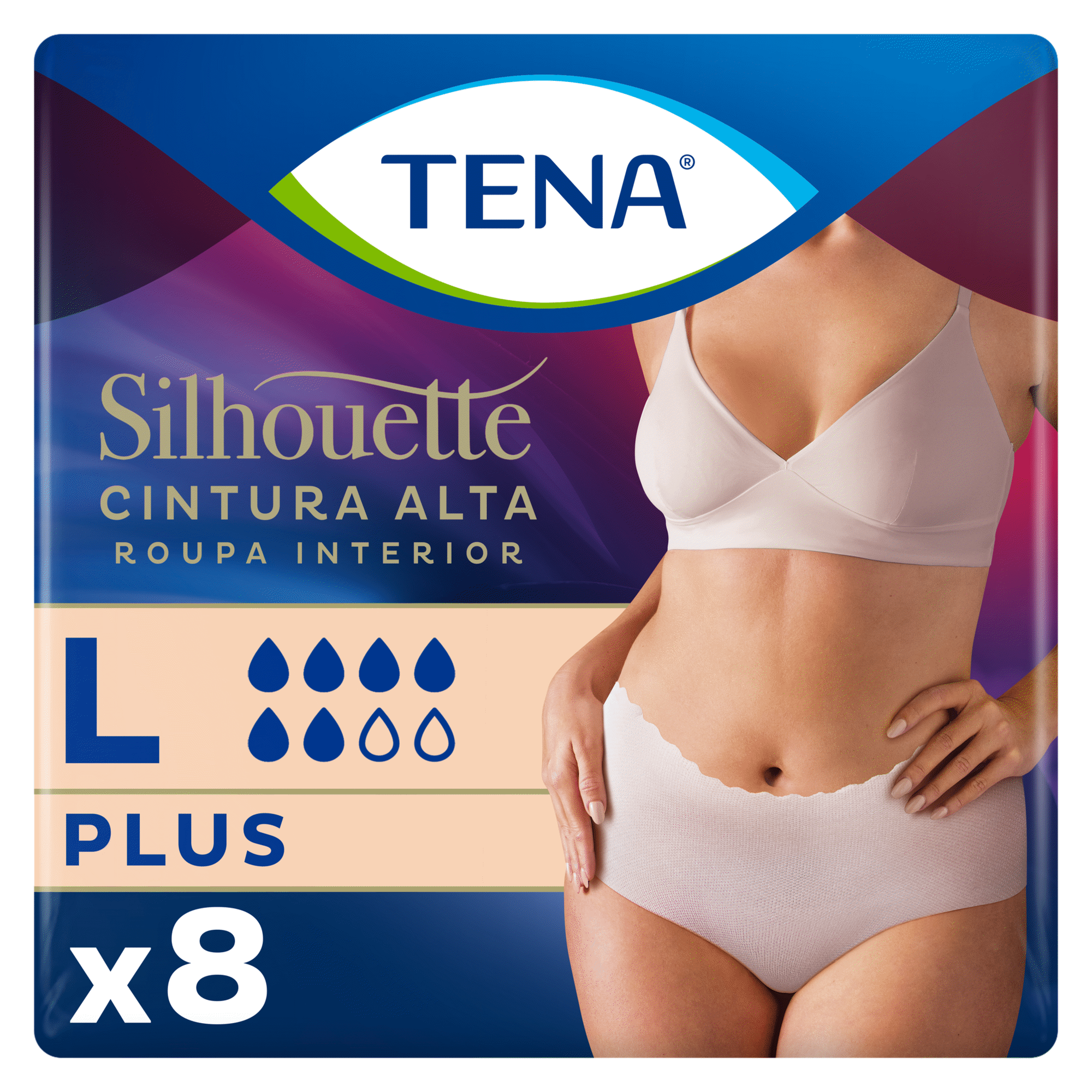 Cuecas Incontin&ecirc;ncia Silhouette L Creme