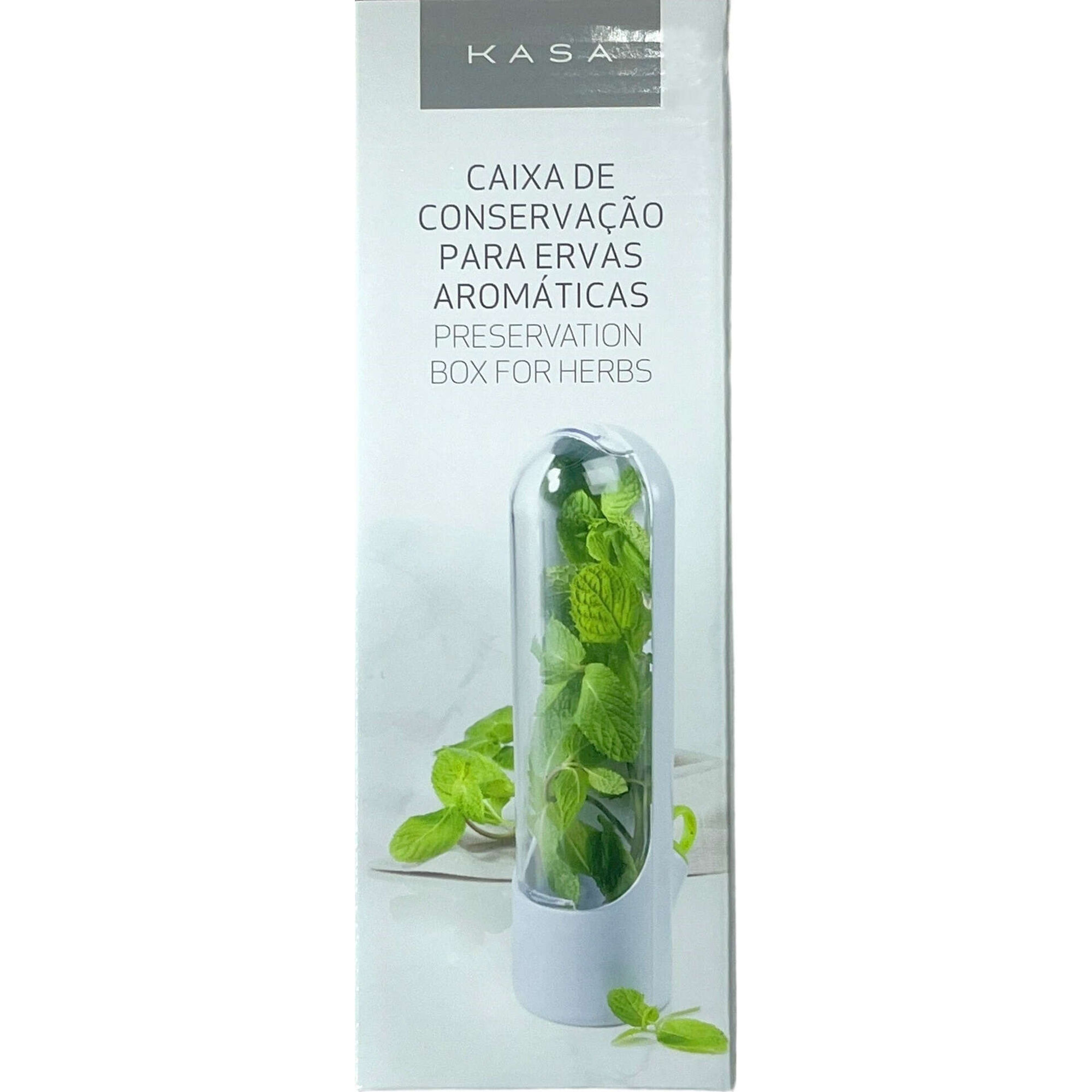 Caixa Conservação para Ervas Aromáticas