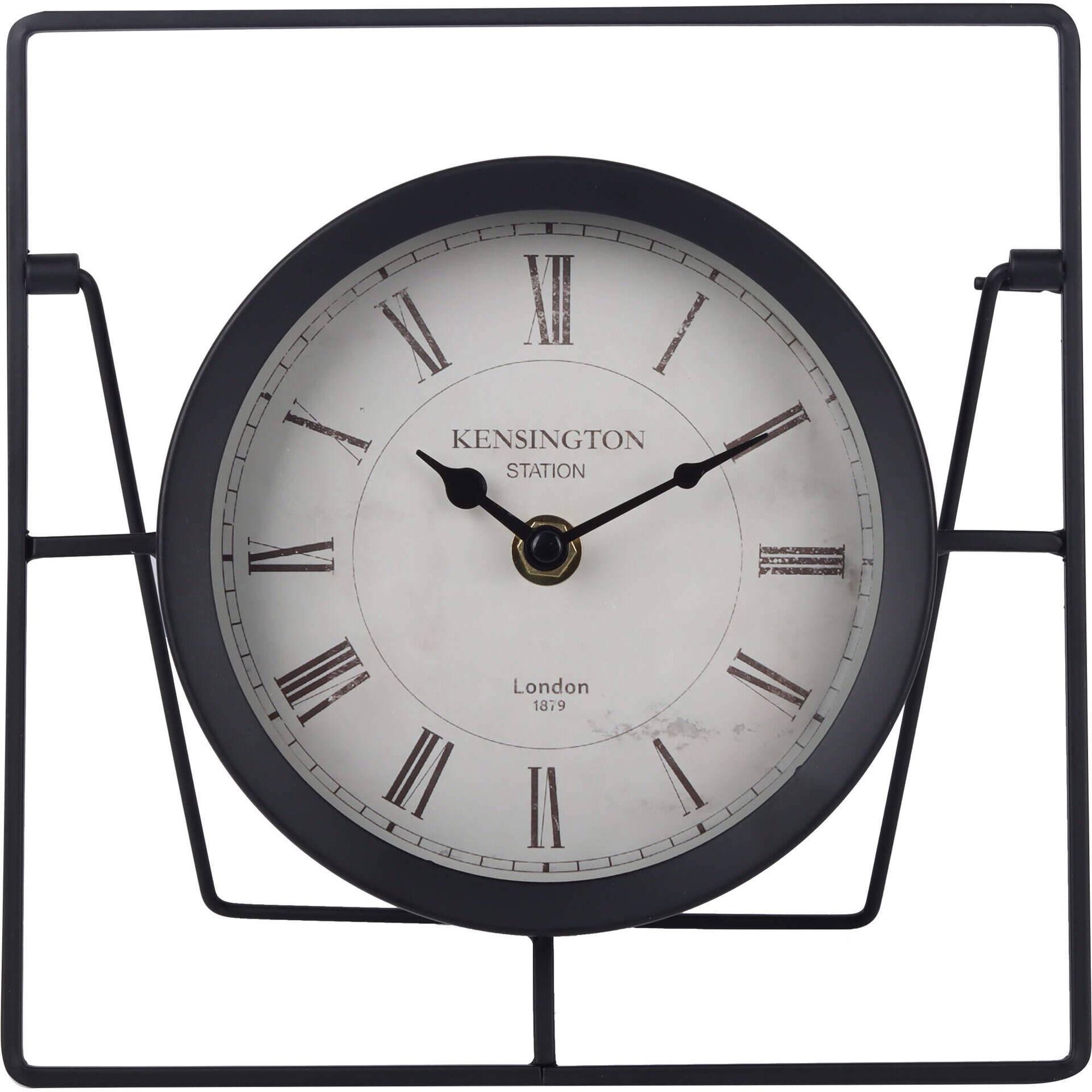 Rel&oacute;gio Preto com Arma&ccedil;&atilde;o Kasa