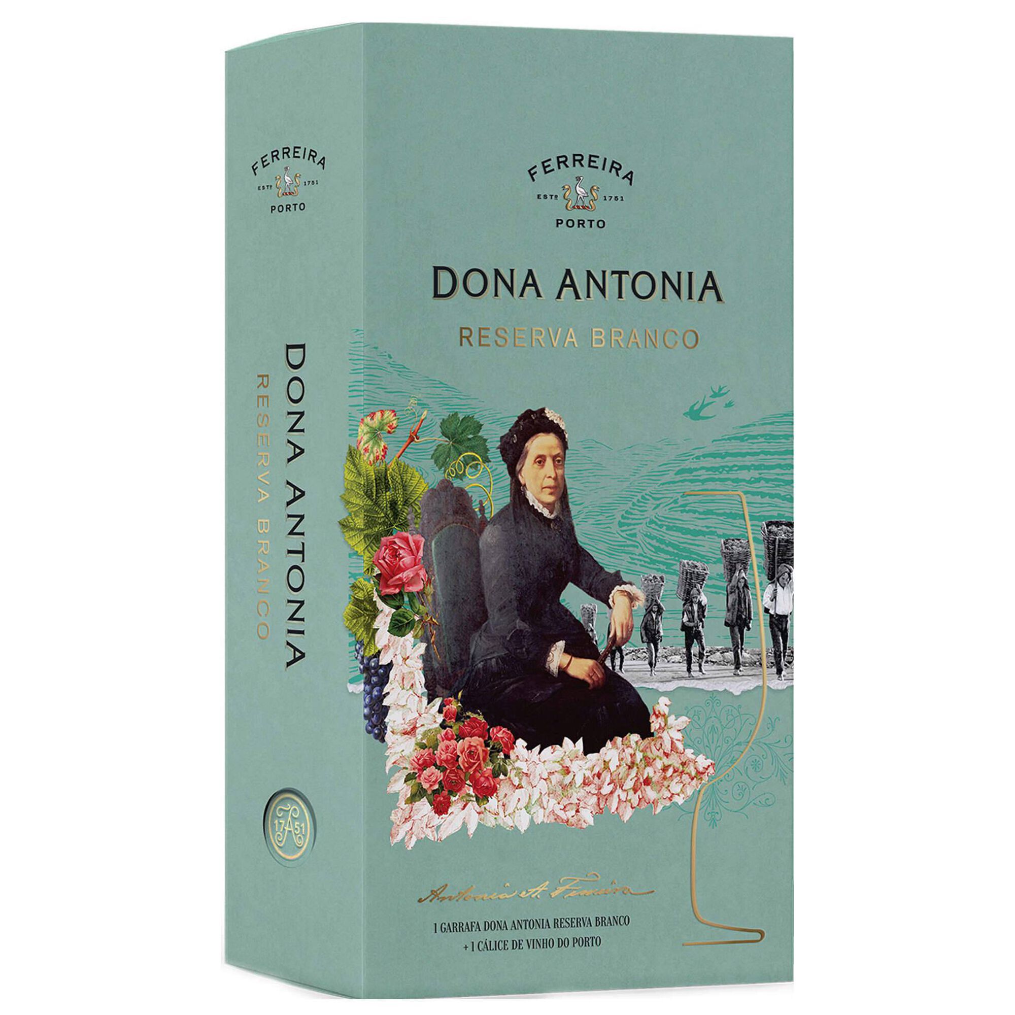 Ferreira Dona Antónia Vinho do Porto Branco Reserva com Oferta de Copo