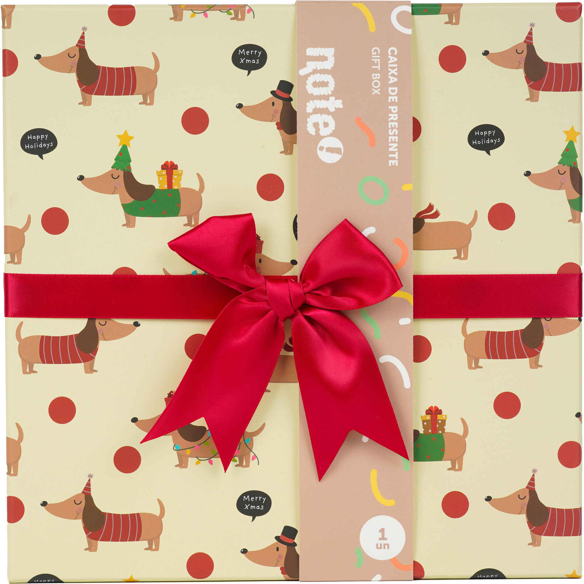 Caixa para Presentes com La&ccedil;o