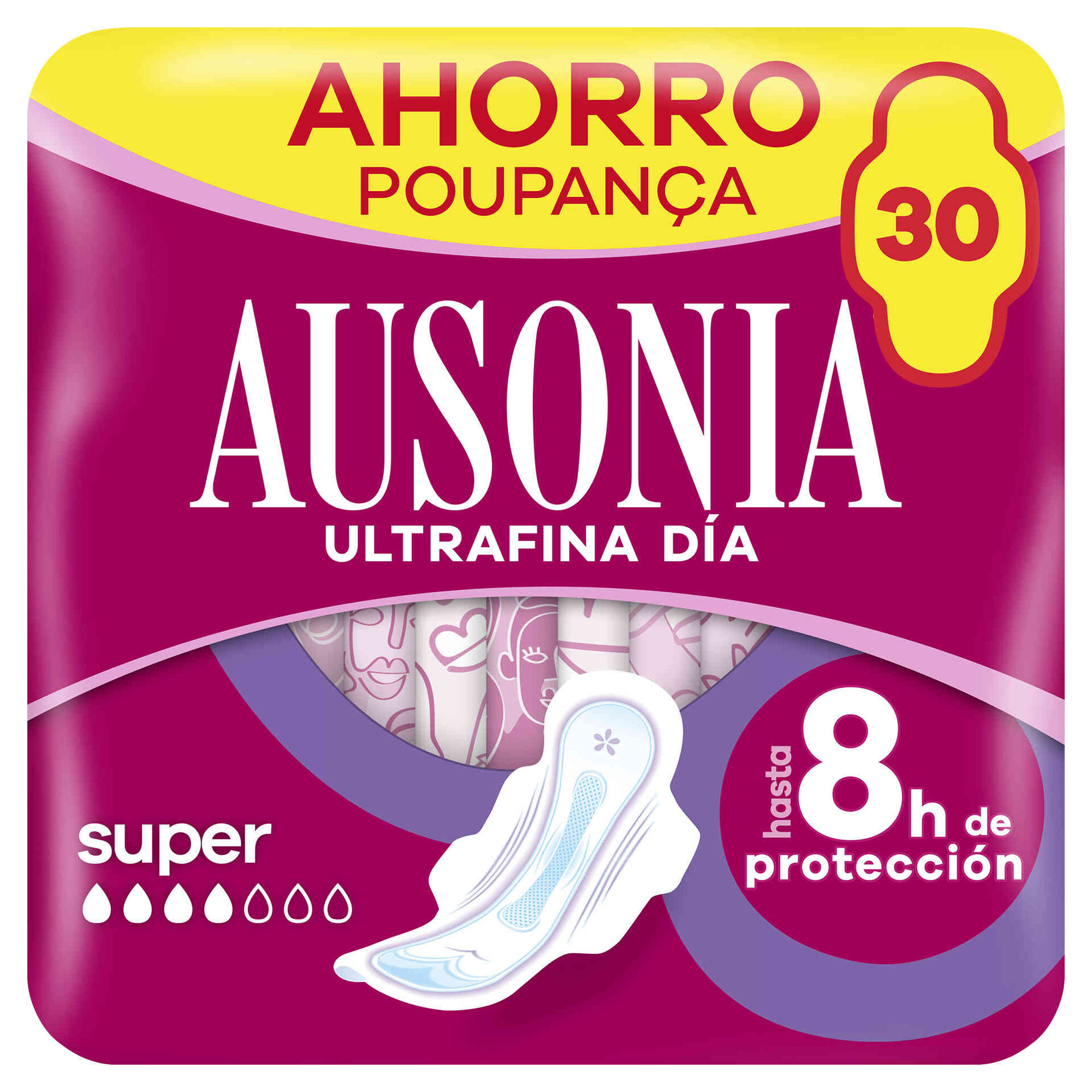 Pensos Higiénicos Ultrafina Super com Abas