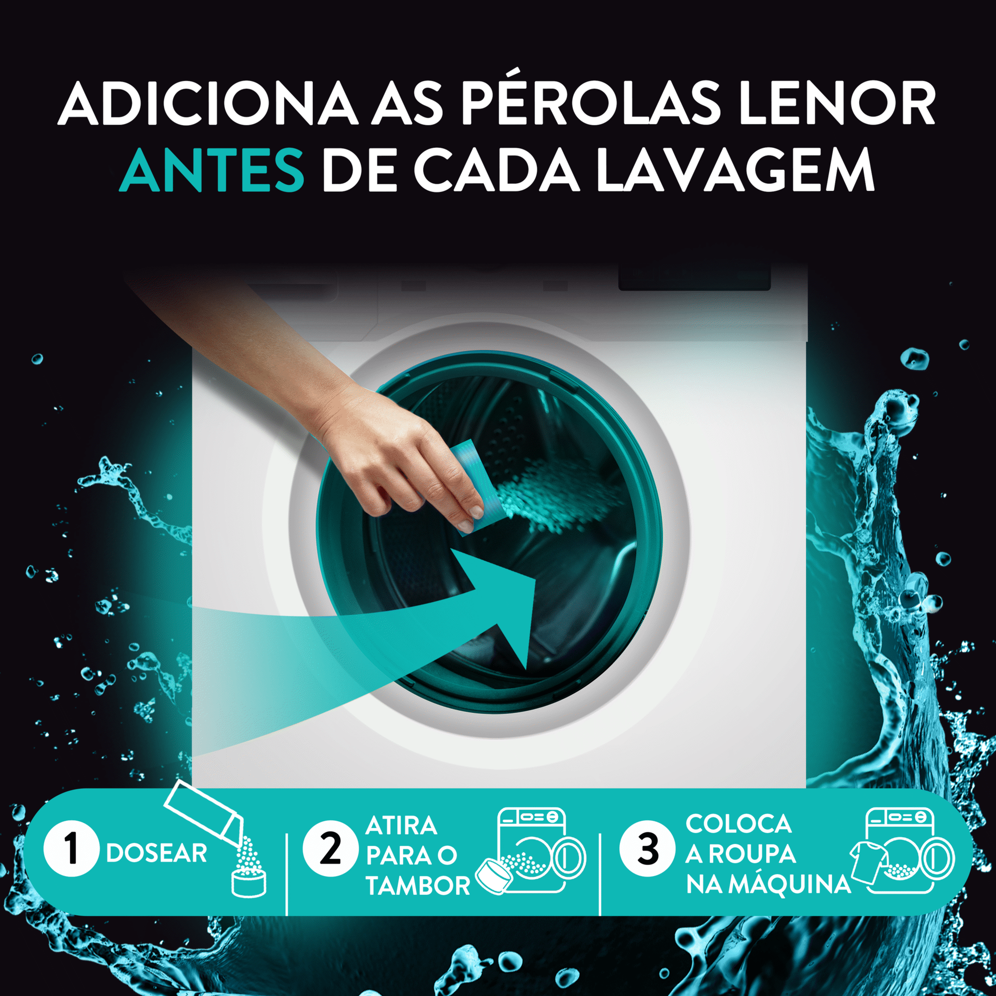 Intensificador Perfume P&eacute;rolas Unstoppables Fresh Lenor