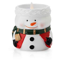 Vela 25g LED Boneco de Neve