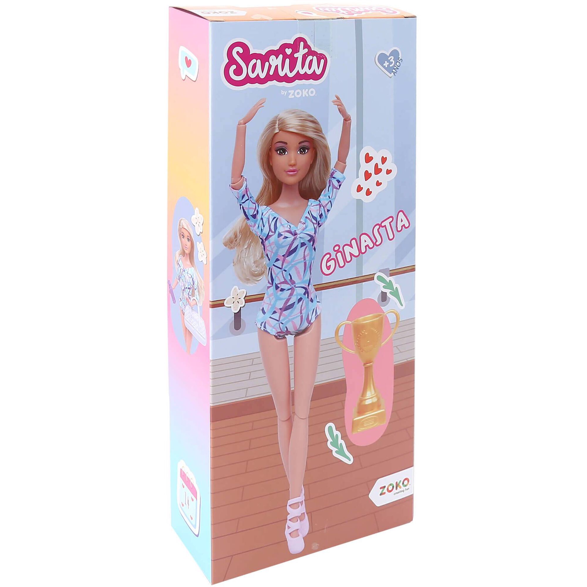 Zoko Sarita - Boneca Ginasta