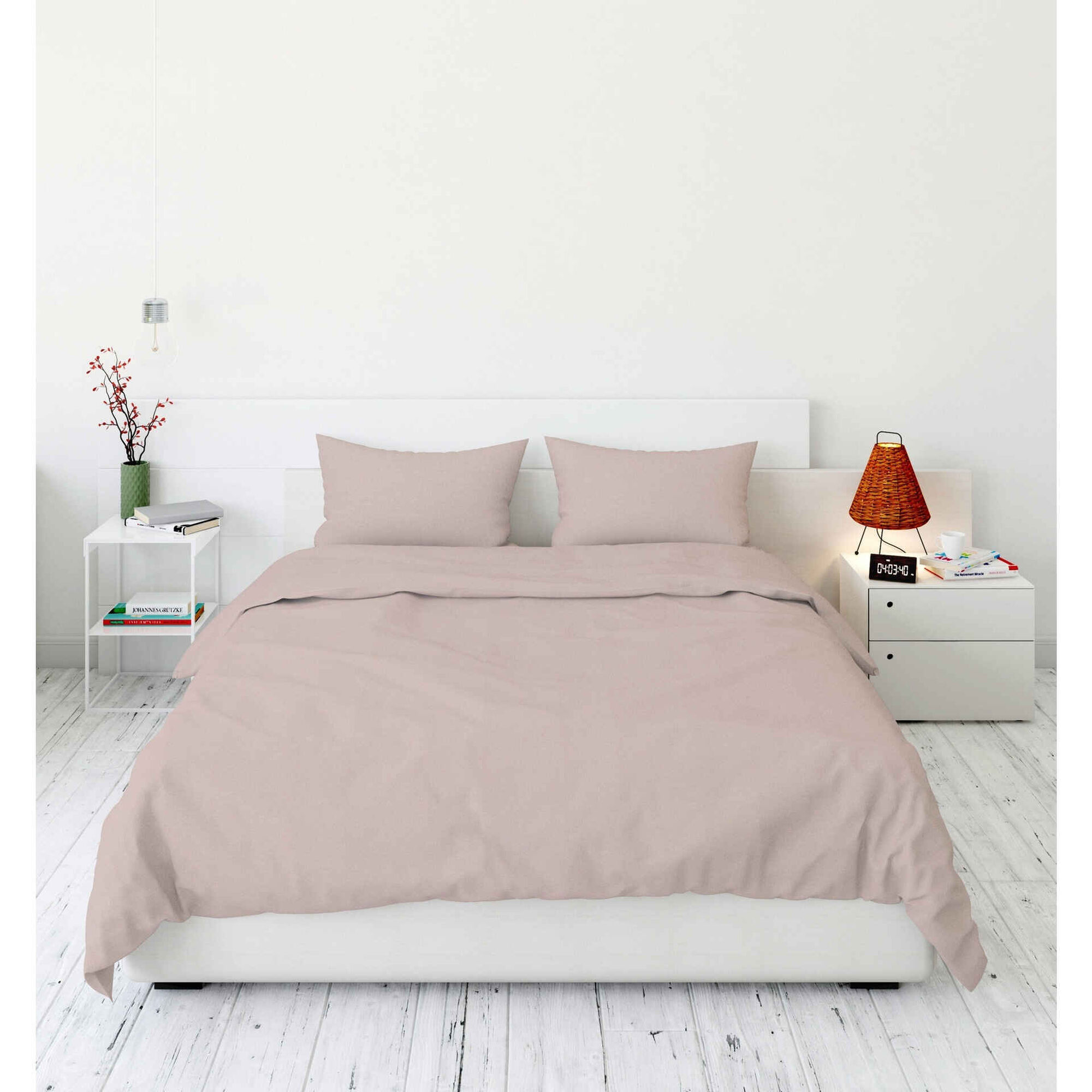 Conjunto Capa Edredão Microfibra Rosa