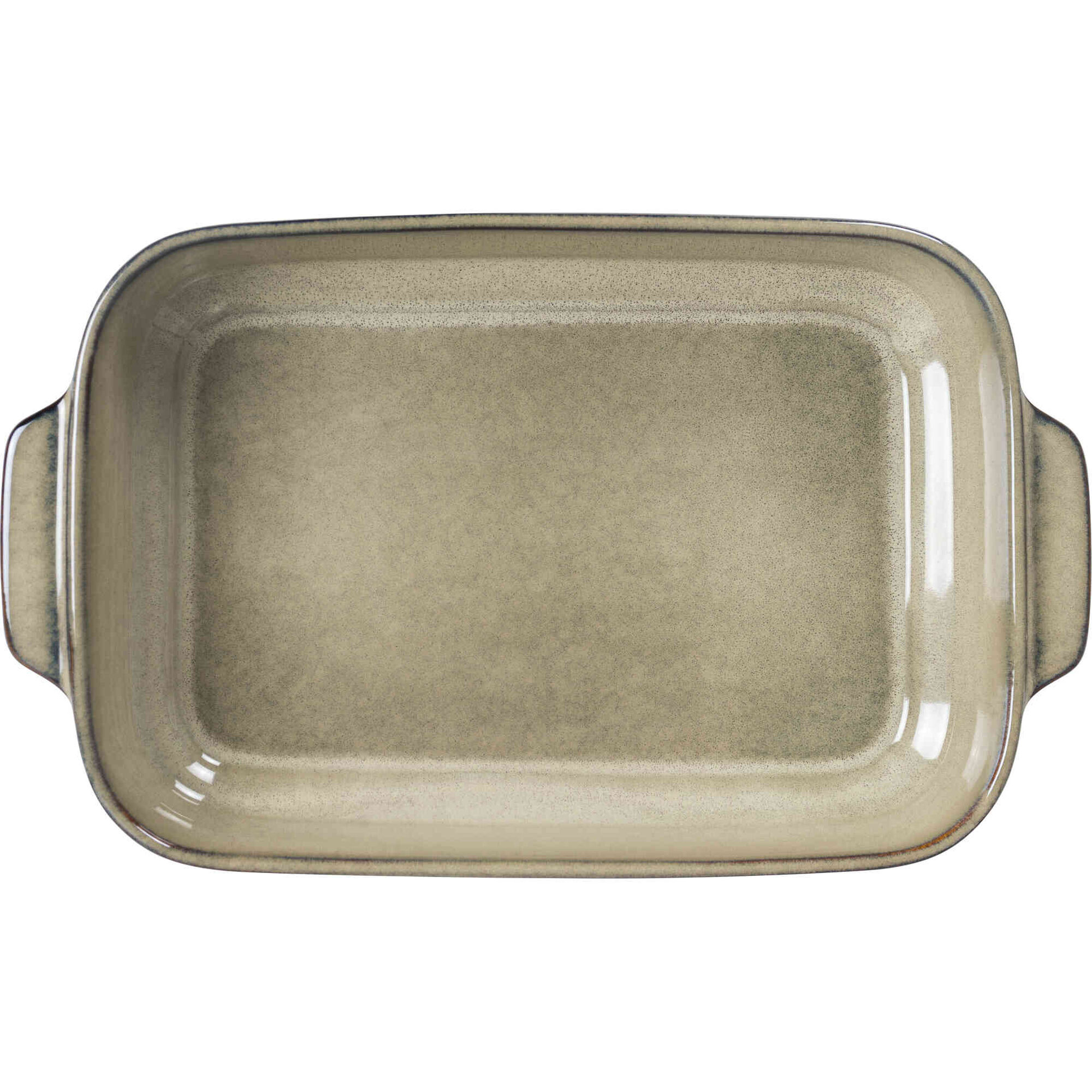 Assadeira Retangular Reativa 39x24cm Castanha Kasa