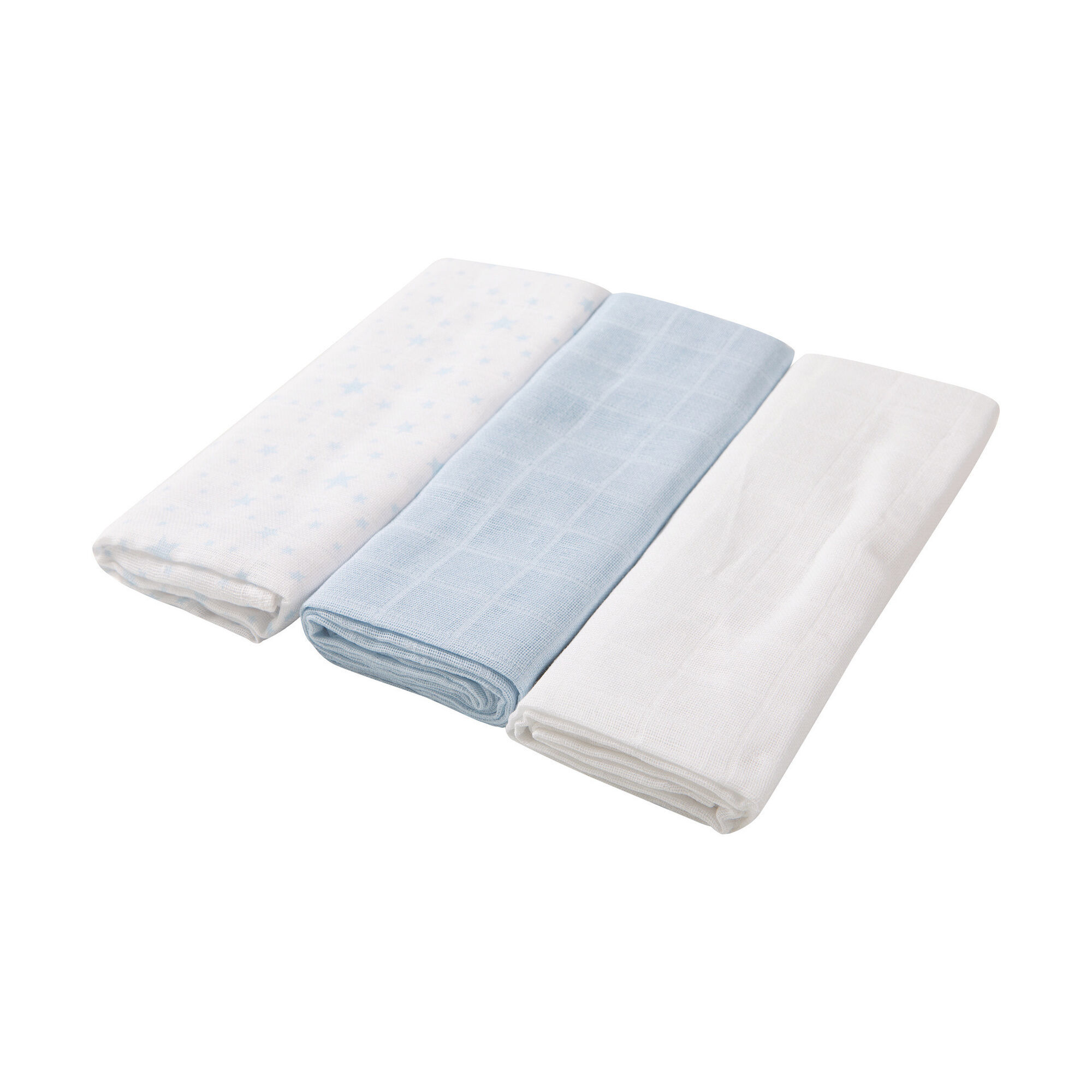 Fraldas Algodão 65x65cm Azul