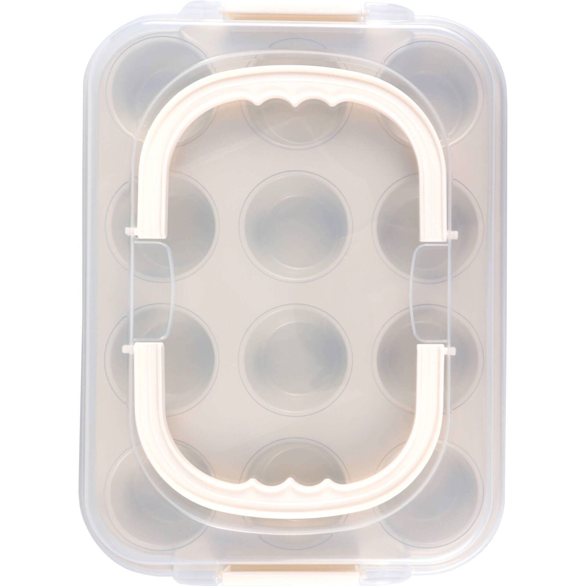 Forma para 12 Muffins com Tampa Kasa