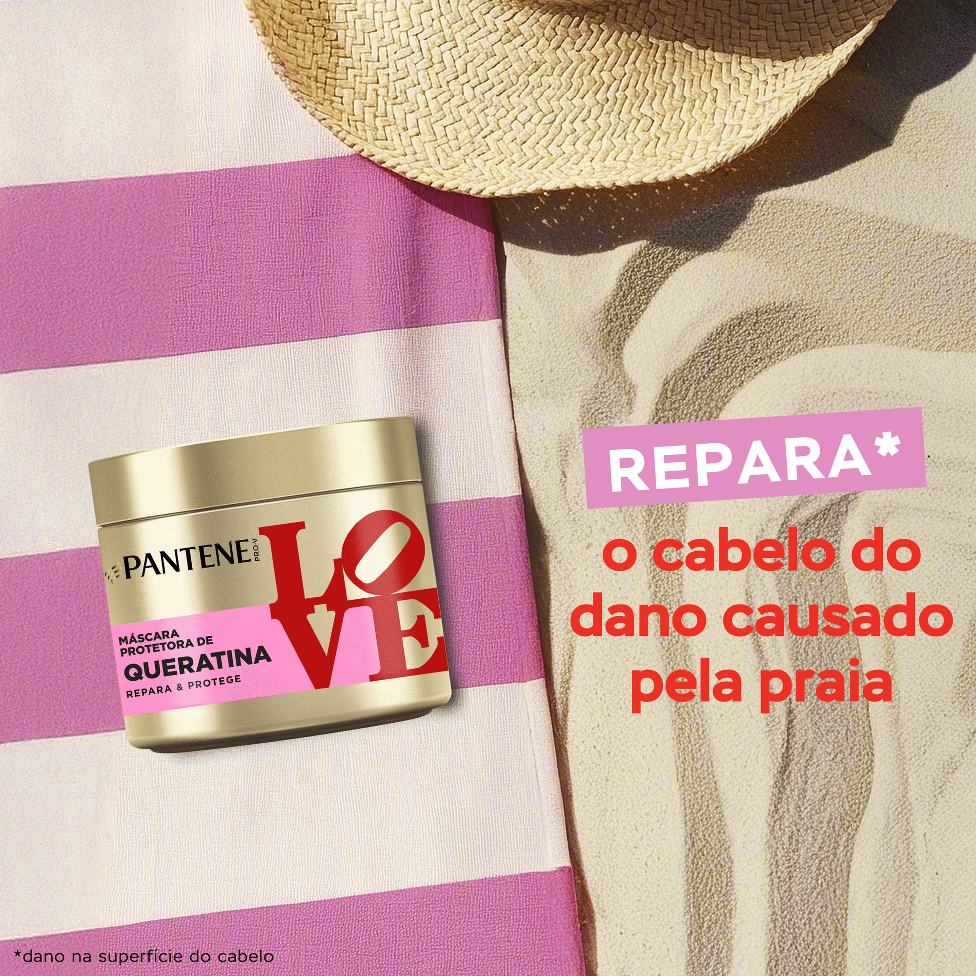M&aacute;scara Cabelo Repara e Protege Love Pantene