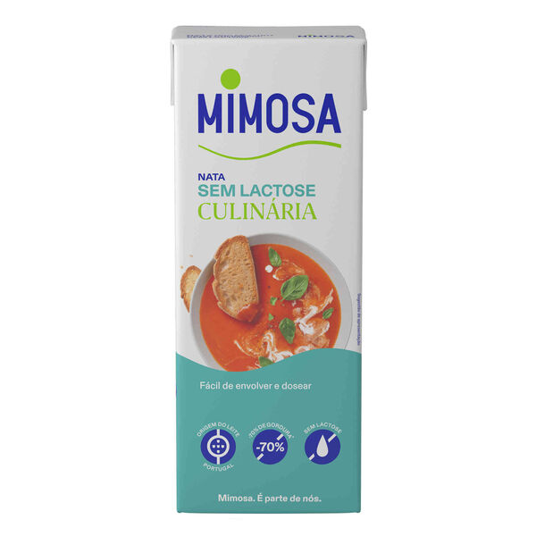 Natas UHT para Culinária sem Lactose Mimosa