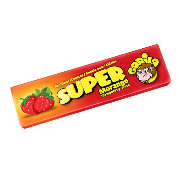 Pastilhas Elásticas de Morango Super Gorila