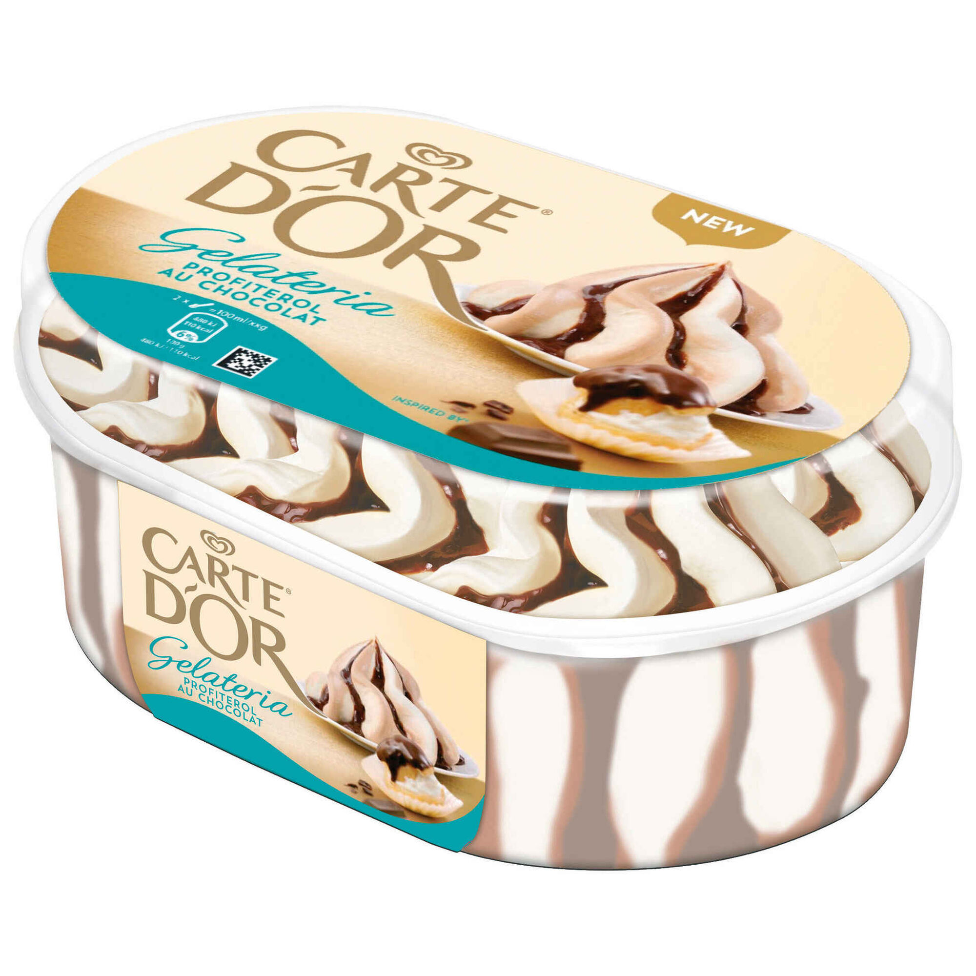 Gelado de Profiteroles Gelado de Profiteroles