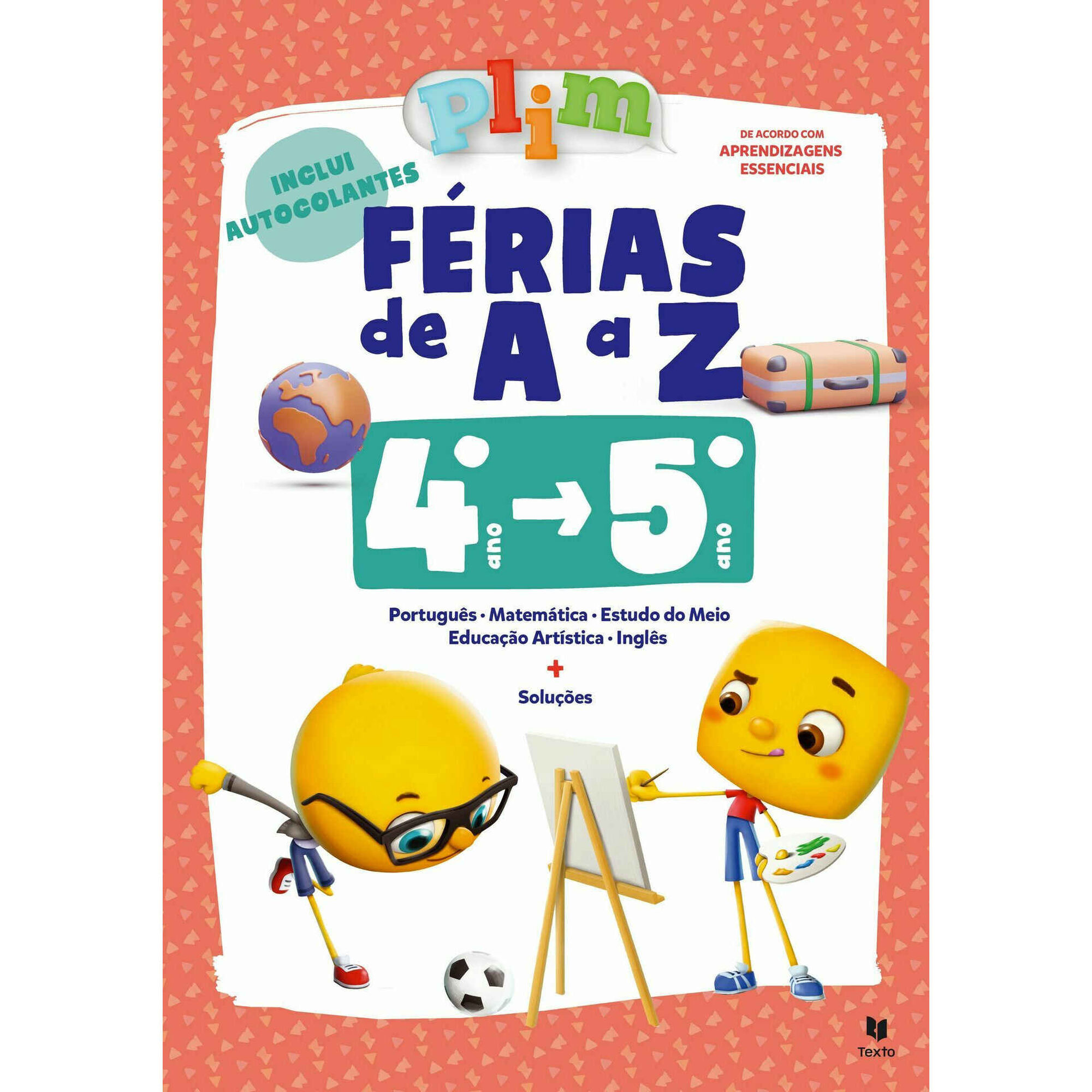 Plim! Férias de A a Z - 4º > 5º Ano - 2023