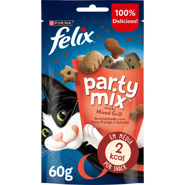 Snack para Gato Adulto Party Mix Mixed Grill Purina Felix