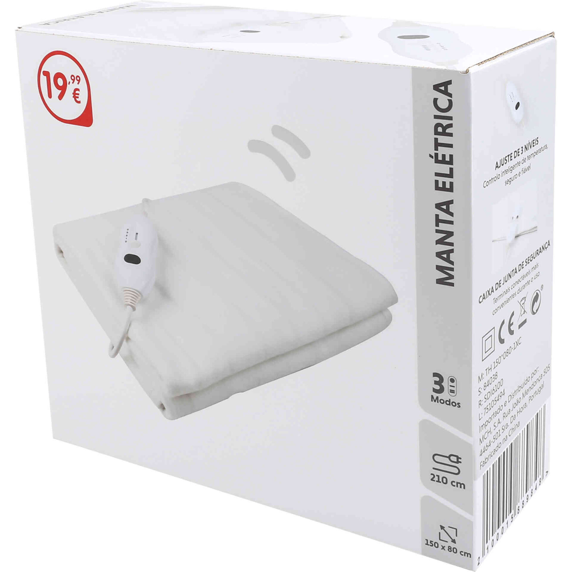 Manta Elétrica 150x80cm