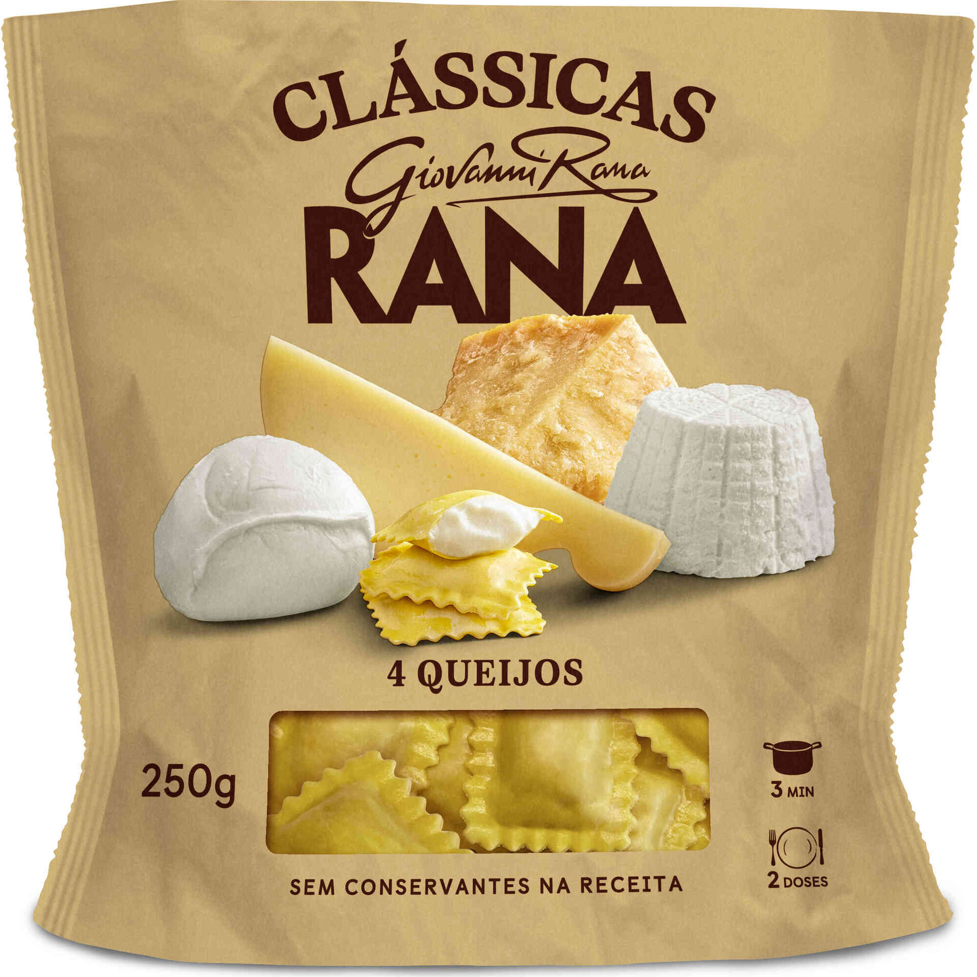 Tortellini Fresco de 4 Queijos