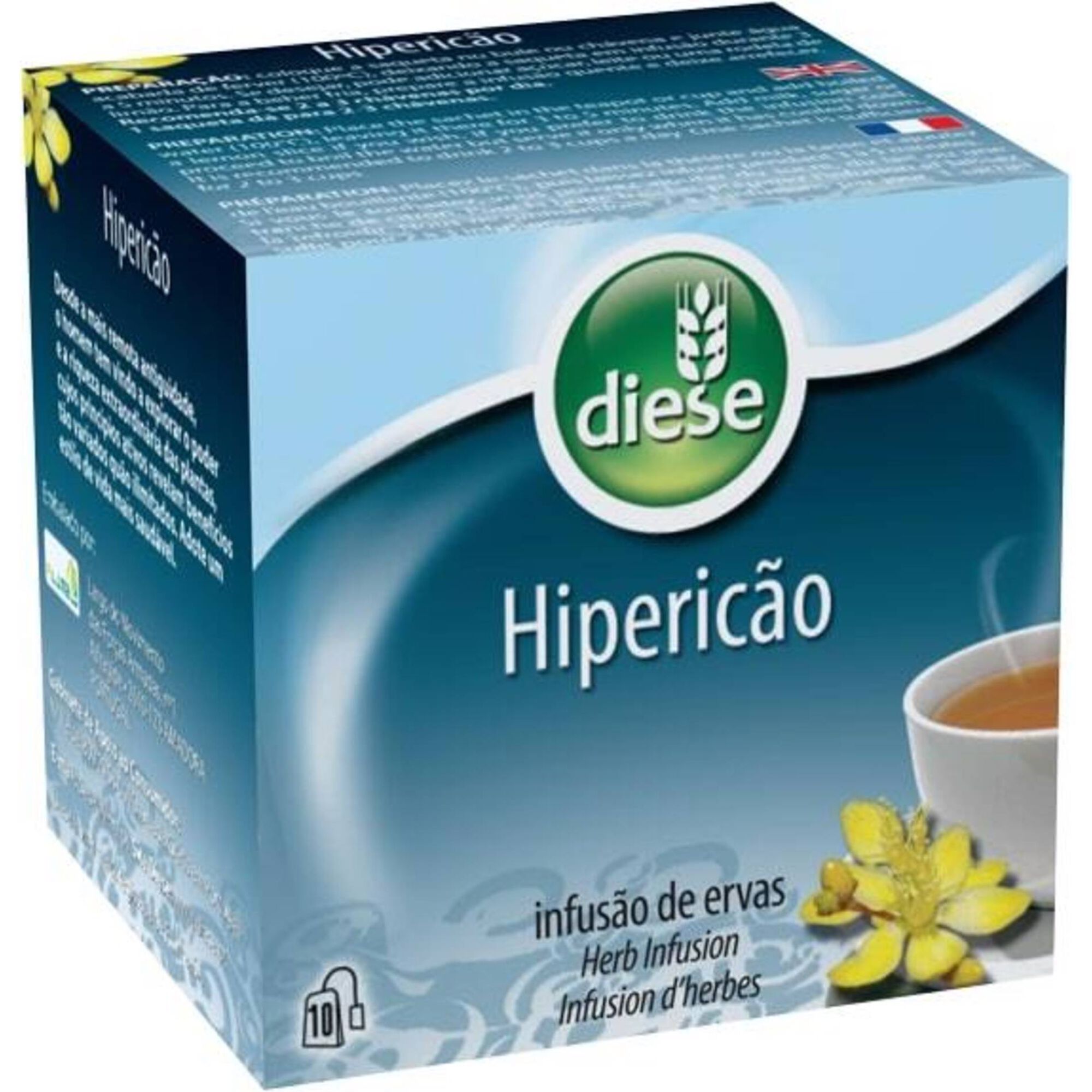 Infusão Ervas Hipericão Saquetas Infusão Ervas Hipericão Saquetas