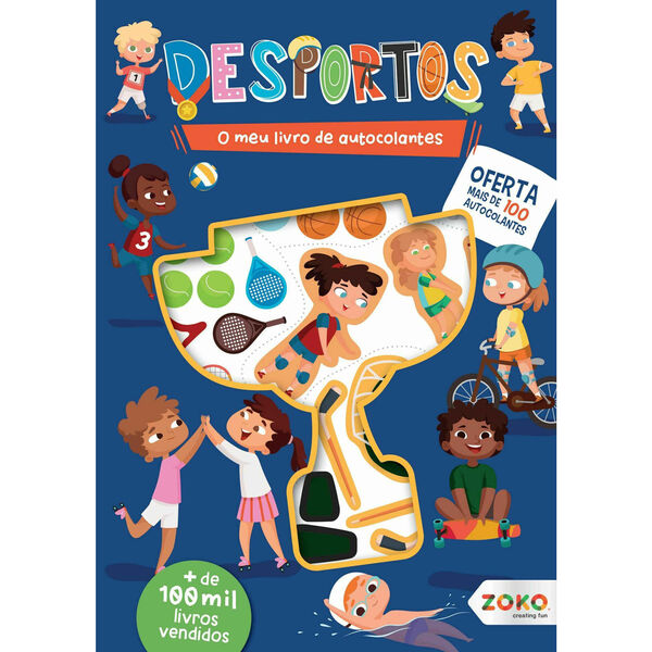O Meu Livro de Autocolantes - Desportos