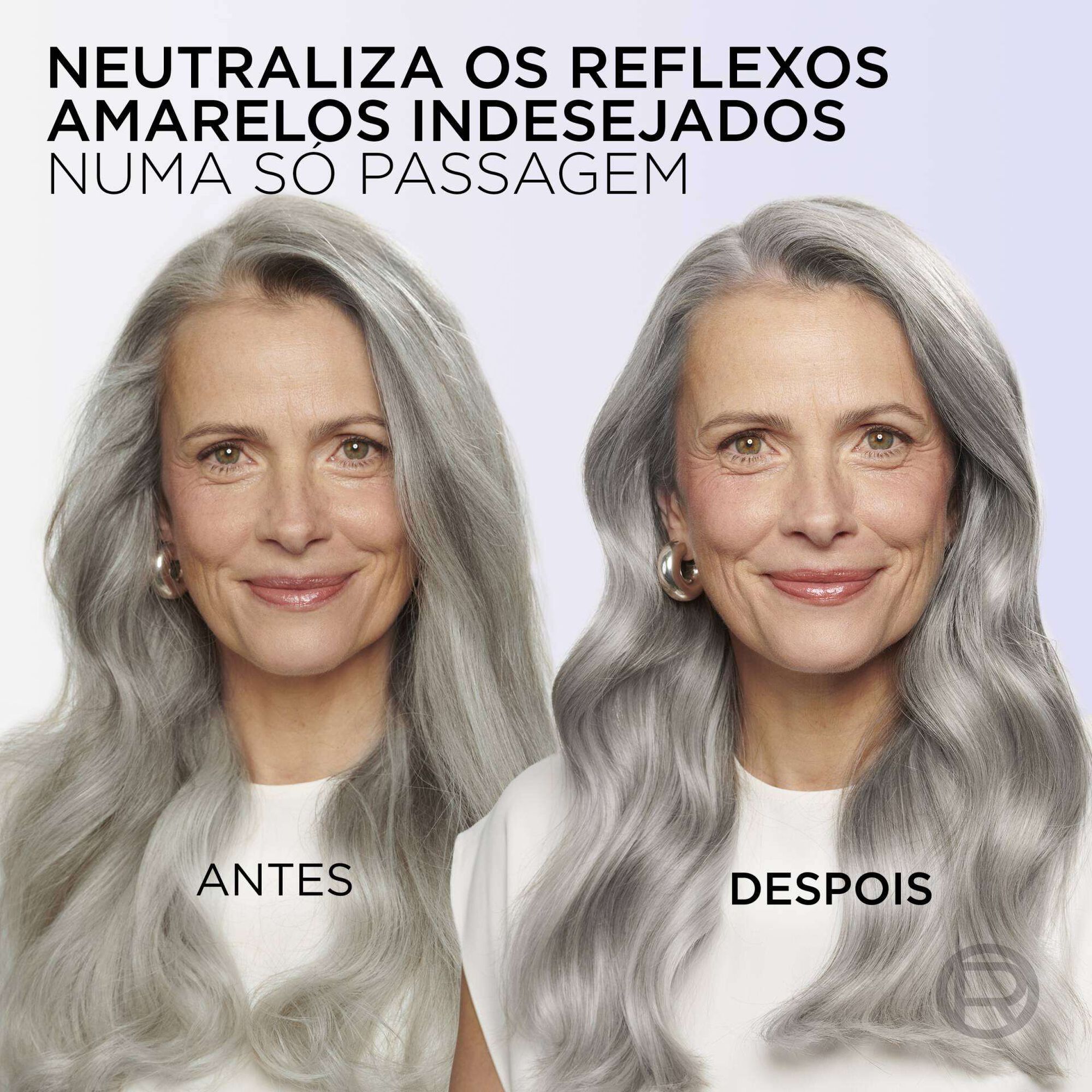 Tratamento Cabelo Matizador Cinza Platina Branco Pérola