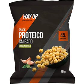 Snack Salgado Proteína Alho e Ervas