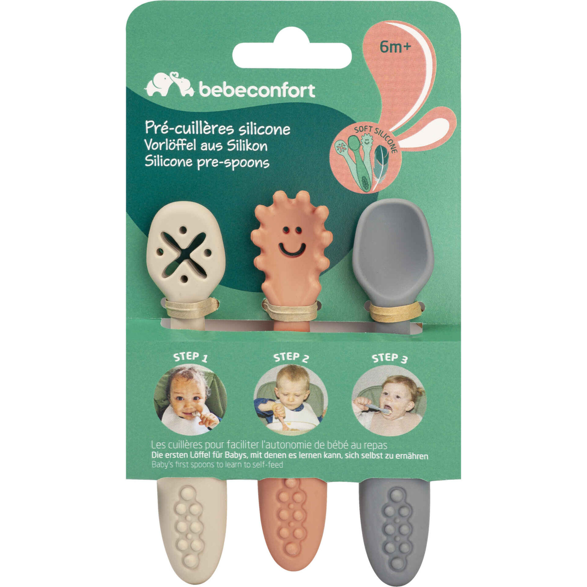 Conjunto 3 Colheres de Aprendizagem