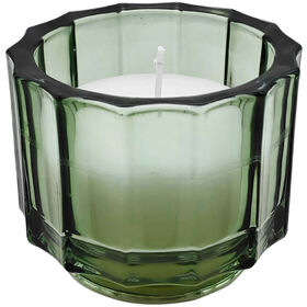 Vela em Copo Vidro Facetado 130g Verde Vela em Copo Vidro Facetado 130g Verde