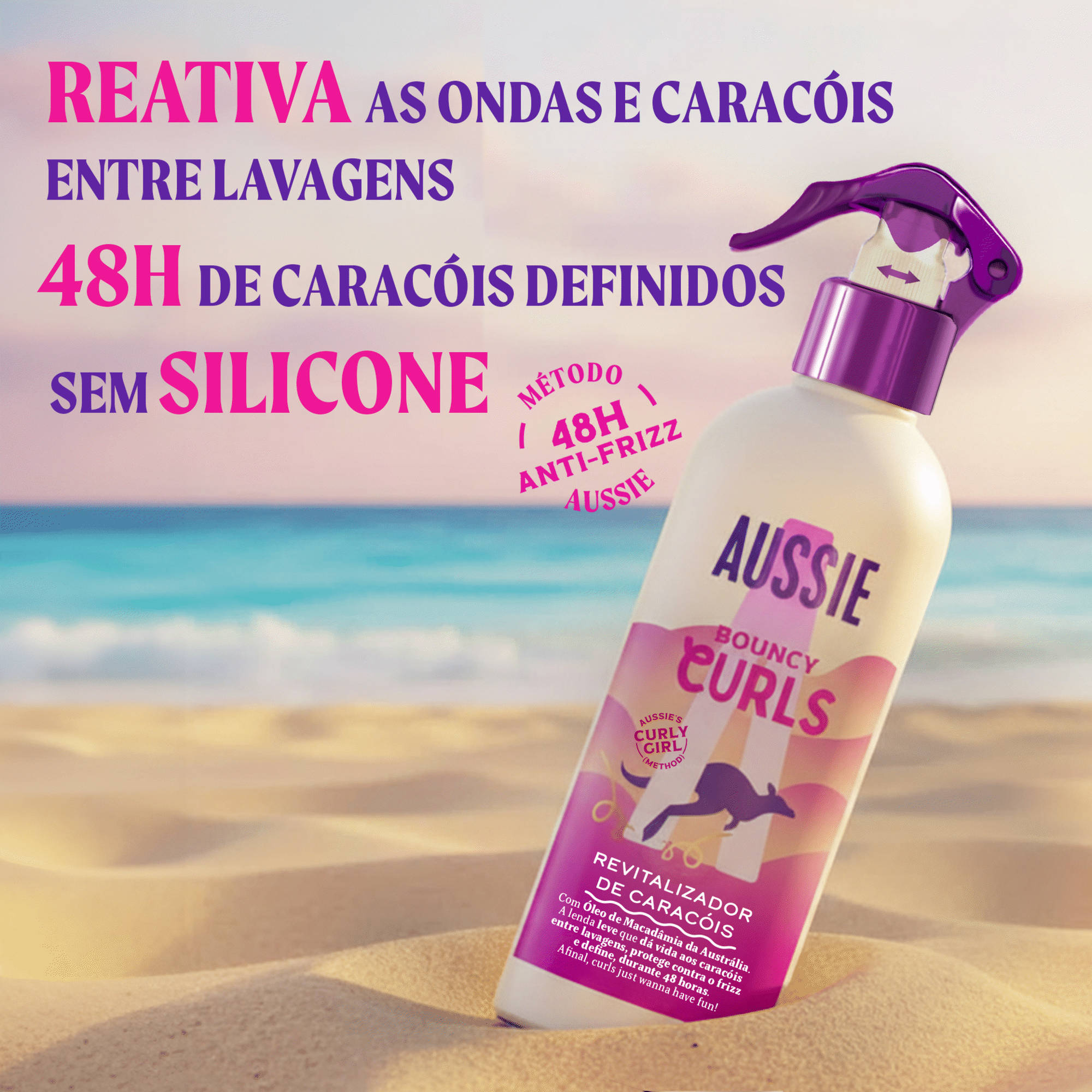 Spray Cabelo Revitalizante Curls Aussie