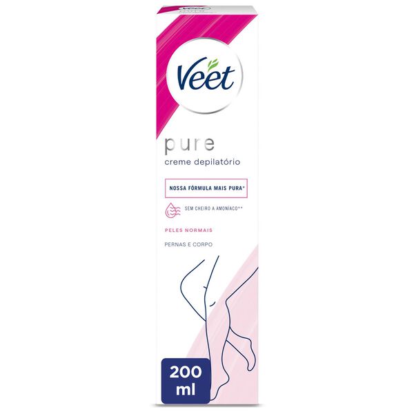 Creme Depilatório Pure Pernas e Corpo Pele Normal Veet