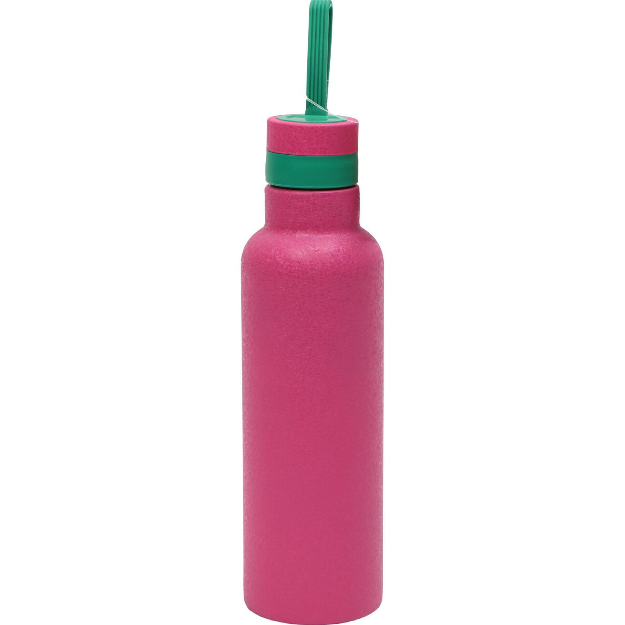 Garrafa A&ccedil;o Inoxid&aacute;vel 550ml Rosa Positive