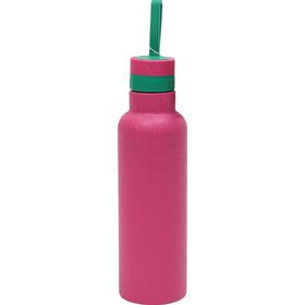 Garrafa A&ccedil;o Inoxid&aacute;vel 550ml Rosa Positive