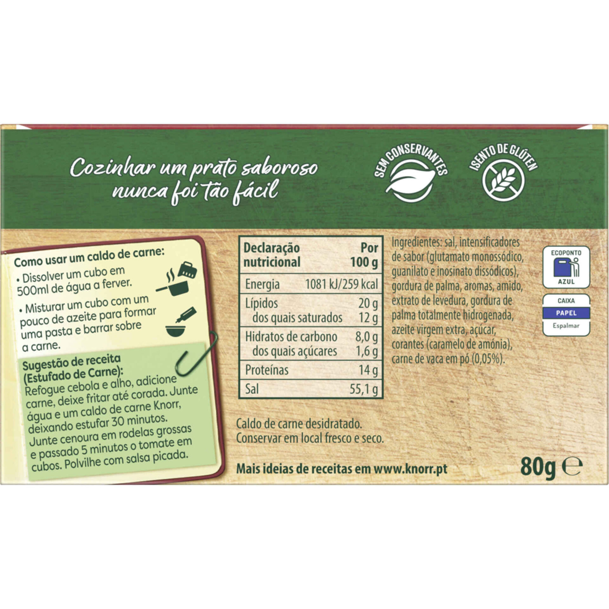 Caldo de Carne Cubos Knorr