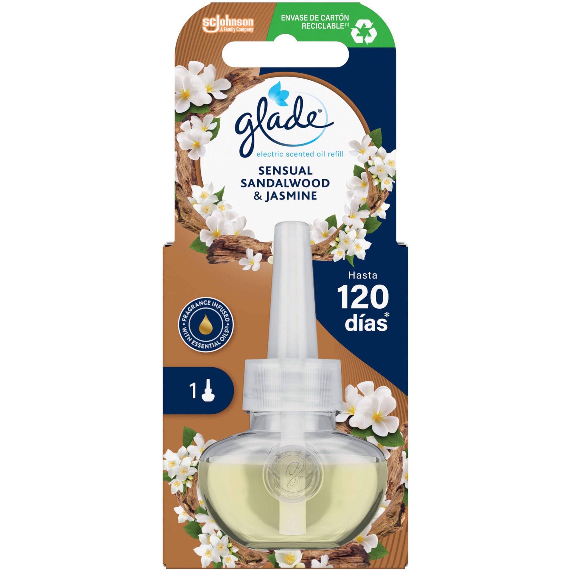 Ambientador Recarga Elétrico Sandalwood e Jasmim