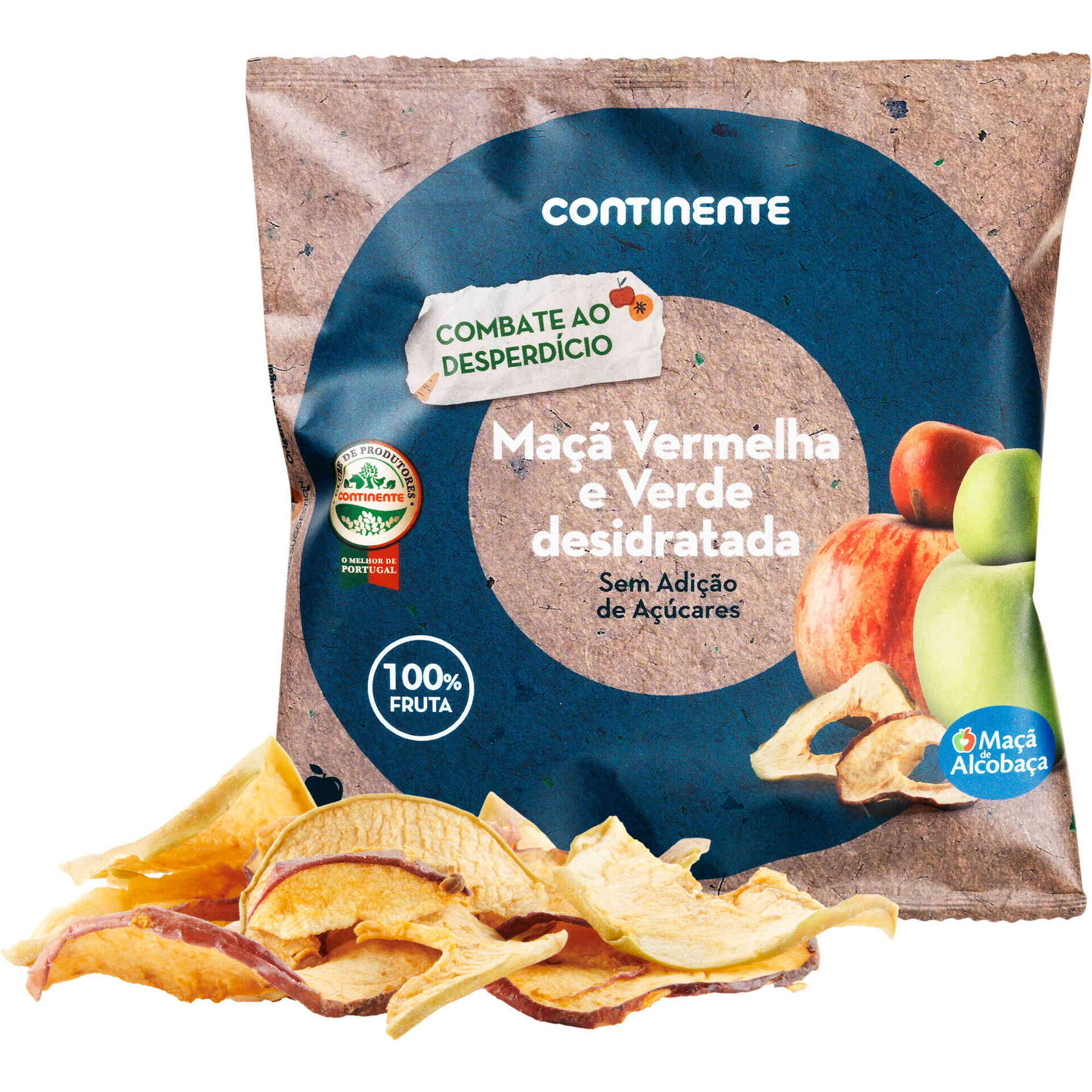 Ma&ccedil;a Vermelha e Verde Desidratada Combate ao Desperd&iacute;cio Continente