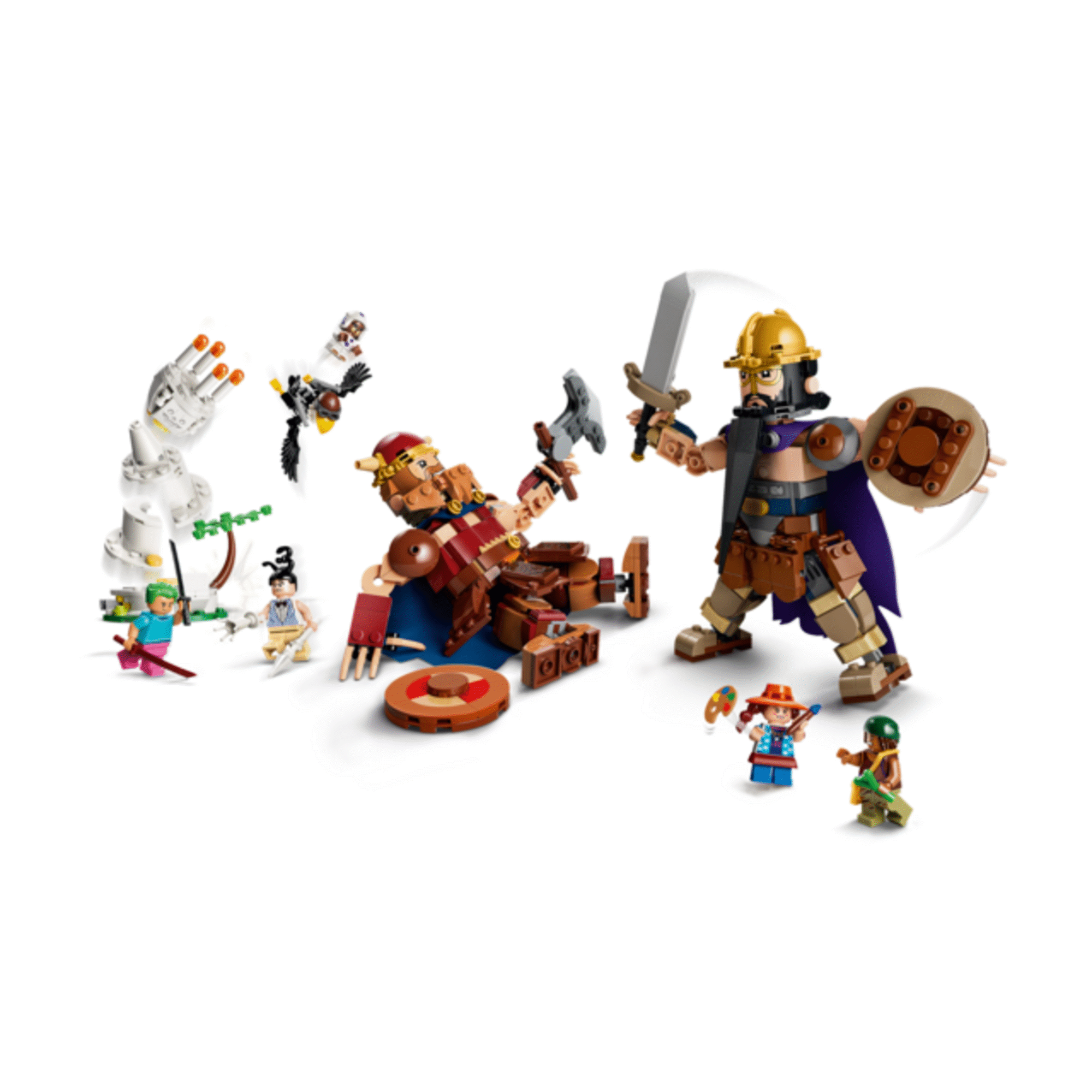 LEGO One Piece - Dorry contra Brogy &ndash; Gigantes de Little Garden - 75644