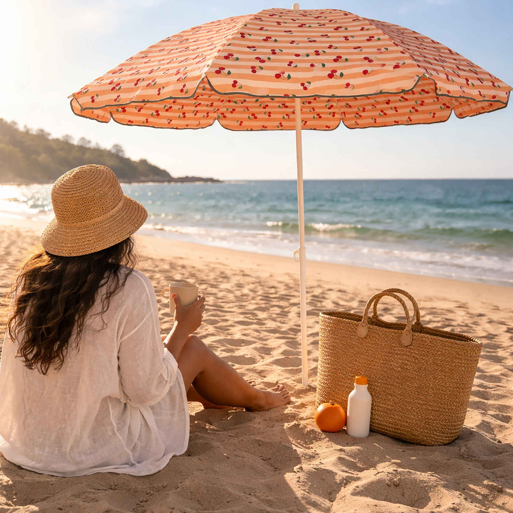 Guarda-sol de Praia Cerejas Kasa