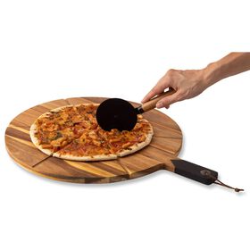 Conjunto Tábua Servir e Cortador Pizza