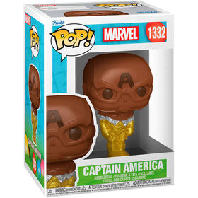 Funko - Figura Marvel - Captain America - Ovo de Chocolate