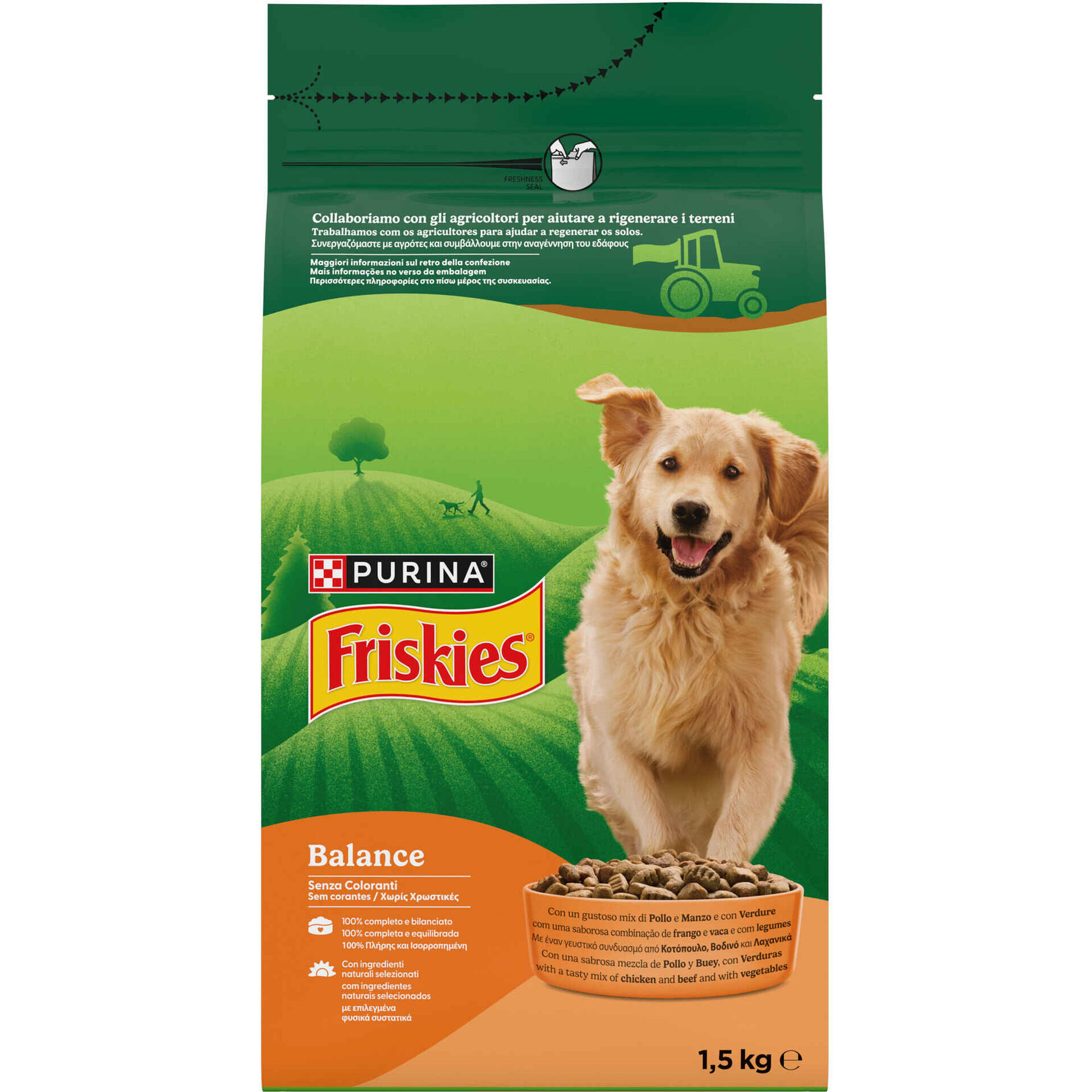 Ra&ccedil;&atilde;o para C&atilde;o Adulto Balance Frango Purina Friskies