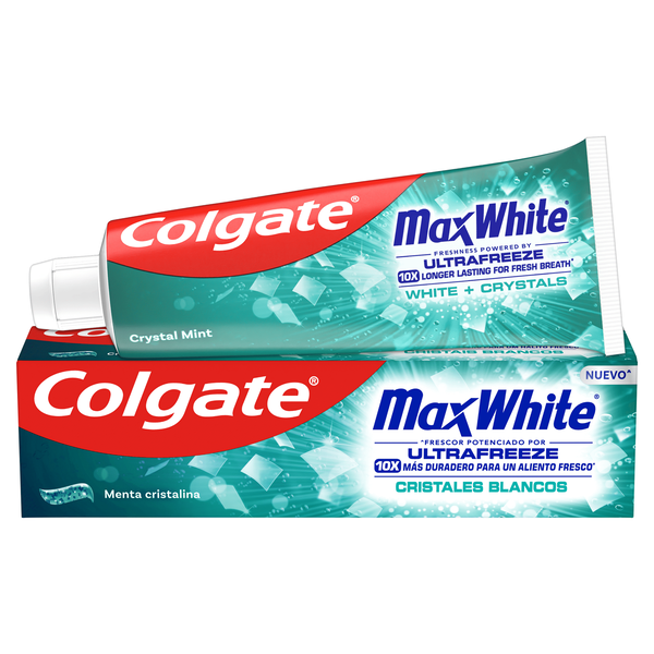 Pasta de Dentes Cristais Brancos Colgate Max White