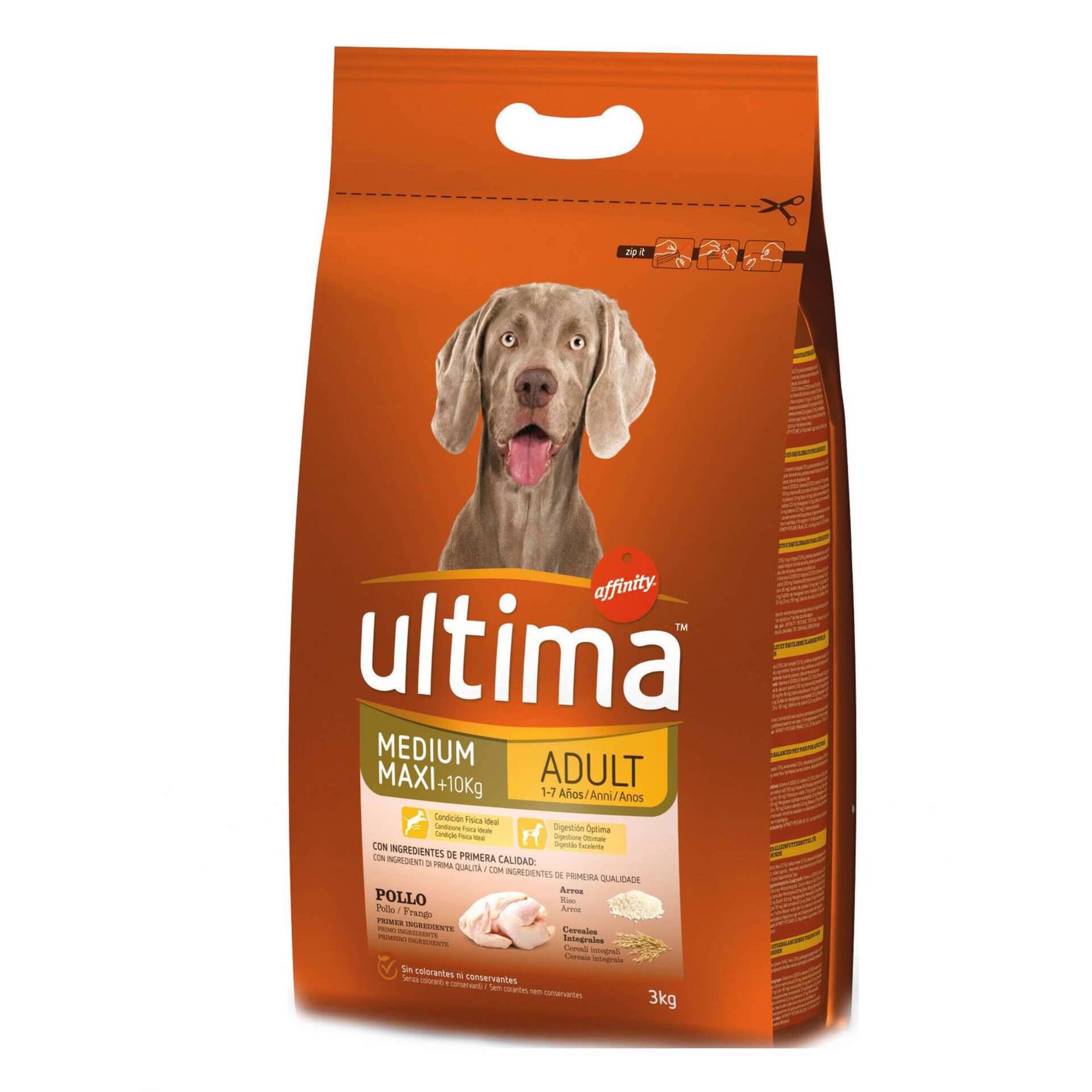 Ração para Cão Adulto Médio e Maxi Frango e Arroz Ração para Cão Adulto Médio e Maxi Frango e Arroz