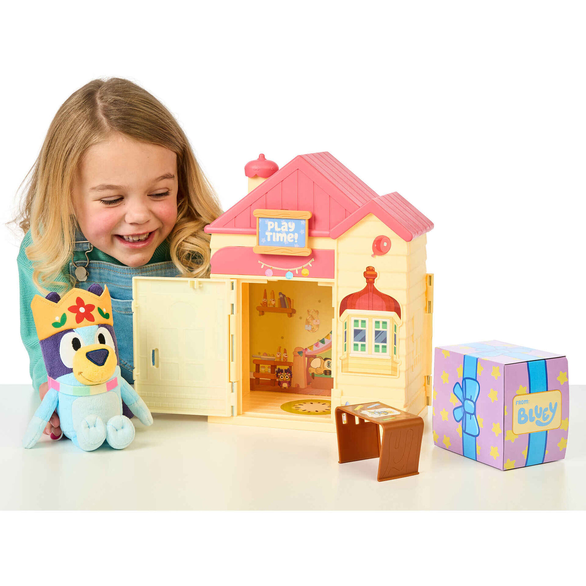 Casa e Peluche Bluey