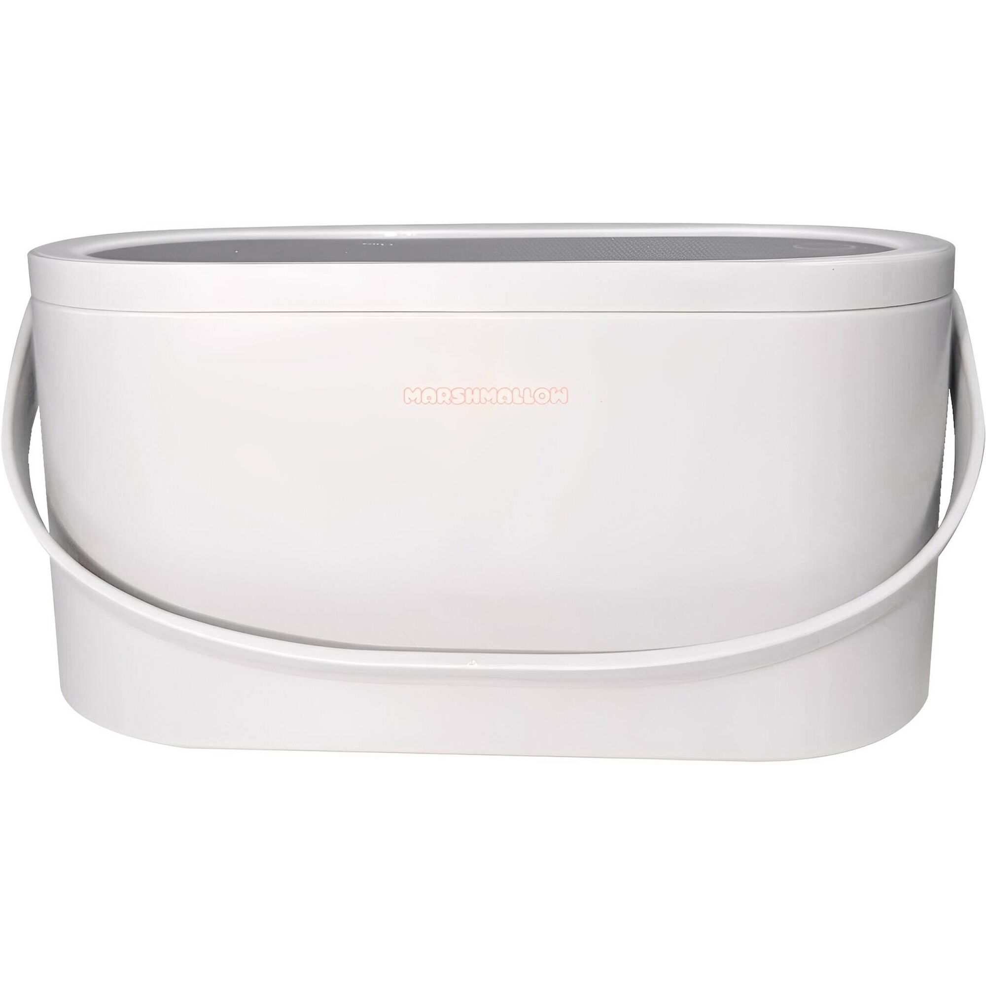 Caixa com Espelho e Led Prateado Marshmallow